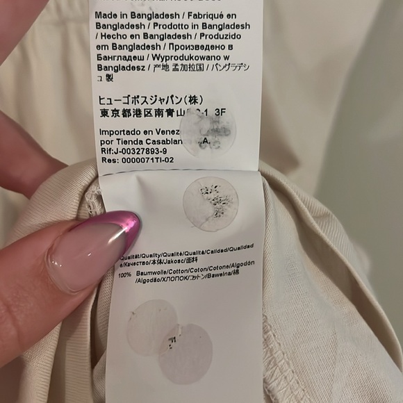 BOSS C Enoemi Smocked Top - L - Picture 4 of 5